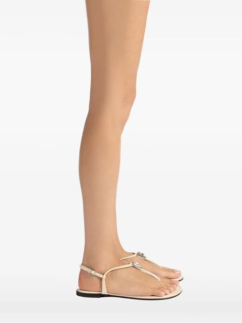 Giuseppe Zanotti Muse flat sandals - Neutrals