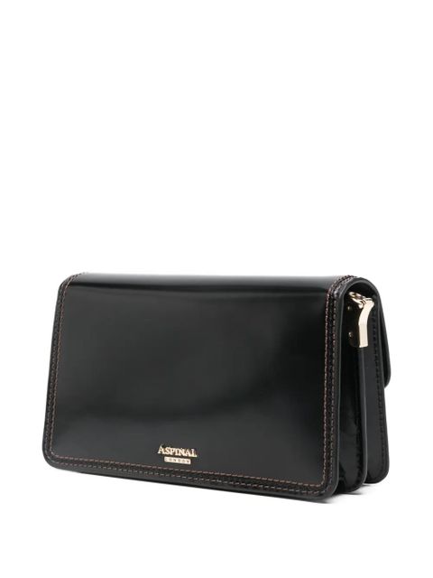 Aspinal Of London Eliza leather mini bag - Black - zdjęcie produktu nr 2