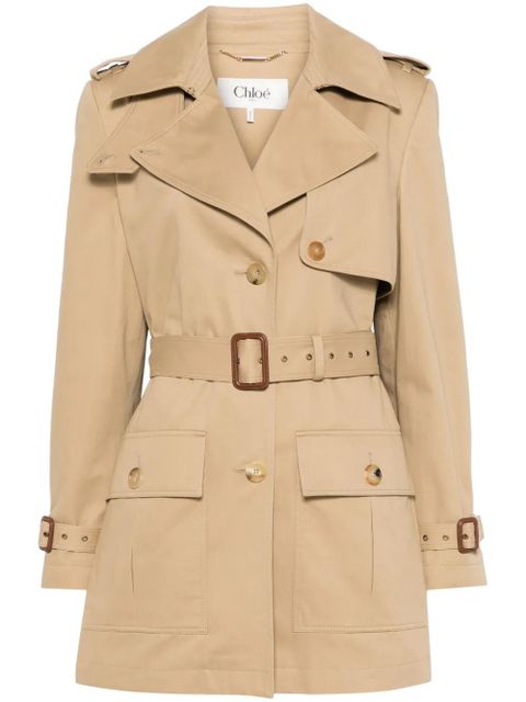 Chloé belted trench coat - Neutrals - zdjęcie produktu nr 1