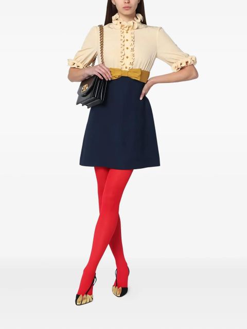 Valentino Garavani Crepe de Chine mini dress - Blue