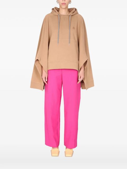 AMBUSH embroidered-logo hooded poncho - Neutrals - zdjęcie produktu nr 1