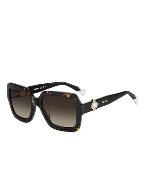 MISSONI EYEWEAR logo-print sunglasses - Brown - zdjęcie produktu nr 2