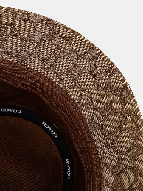 Coach kapelusz kolor brązowy 29CCN94