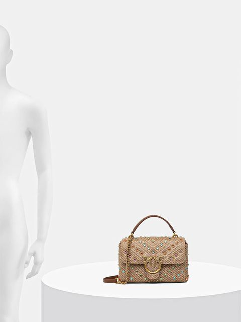 Pinko torebka kolor zielony 100044 A2CG