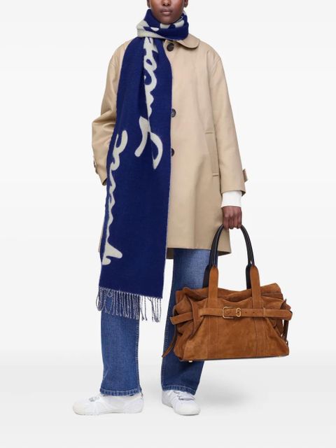 Marc Jacobs Marc is Joy wool scarf - Blue