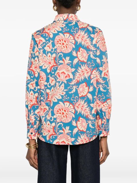 ETRO floral-print shirt - Blue
