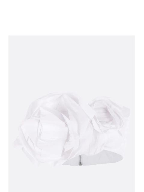 Simone Rocha bow-embellishment top - White - zdjęcie produktu nr 1