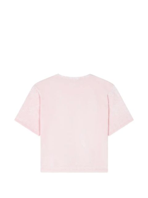 Versace printed cotton T-shirt - Pink - zdjęcie produktu nr 2