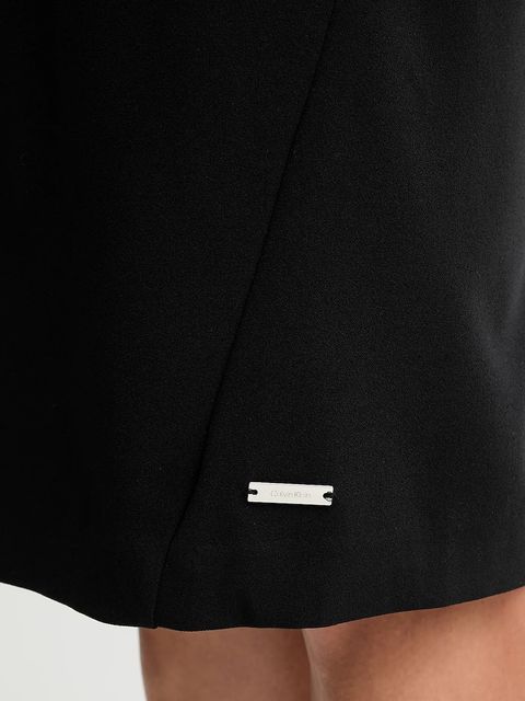 Calvin Klein sukienka kolor czarny mini prosta LV044D063G