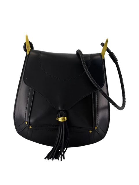 ISABEL MARANT Anahi tassel-embellished calfskin crossbody bag - Black - zdjęcie produktu nr 2
