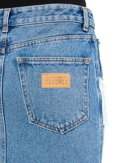 MM6 Maison Margiela cotton midi skirt - Blue
