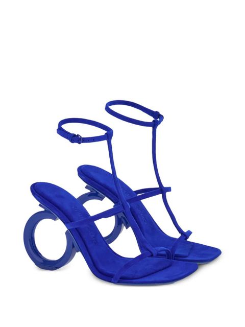 Ferragamo Elina 100mm open-toe sandals - Blue - zdjęcie produktu nr 2