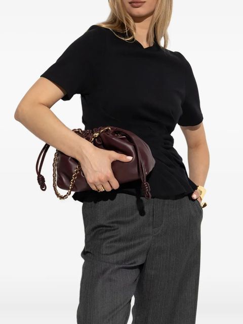 LOEWE Flamenco leather bucket bag - Red