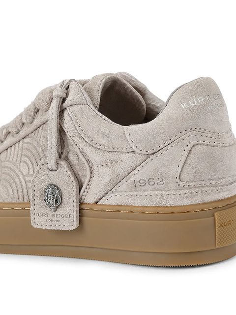 Kurt Geiger London sneakersy zamszowe Southbank Tag kolor beżowy 493347209