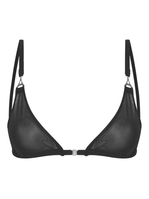 Manière De Voir mesh adjustable bralette - Black - zdjęcie produktu nr 1