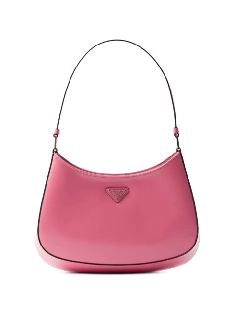 Prada Cleo brushed leather shoulder bag - Pink - zdjęcie produktu nr 1