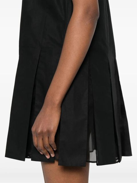 Moncler cotton mini dress - Black