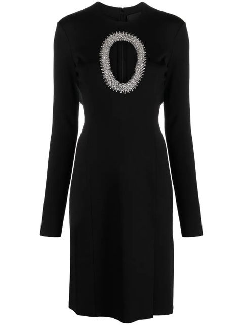 Givenchy cut-out crystal-embellished midi dress - Black - zdjęcie produktu nr 1