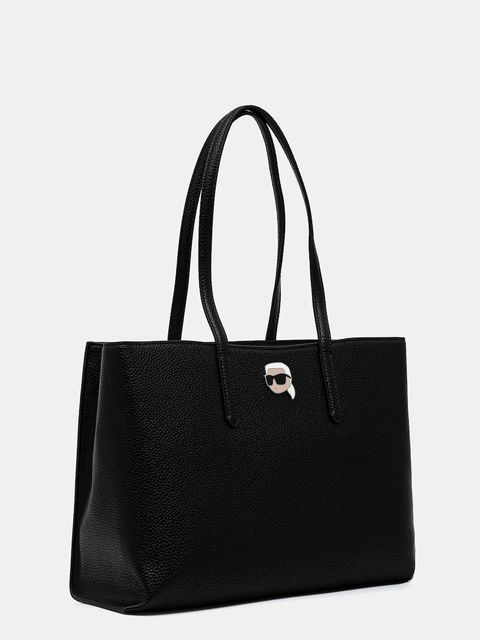 Karl Lagerfeld torebka IKON kolor czarny A1W30496 - zdjęcie produktu nr 2