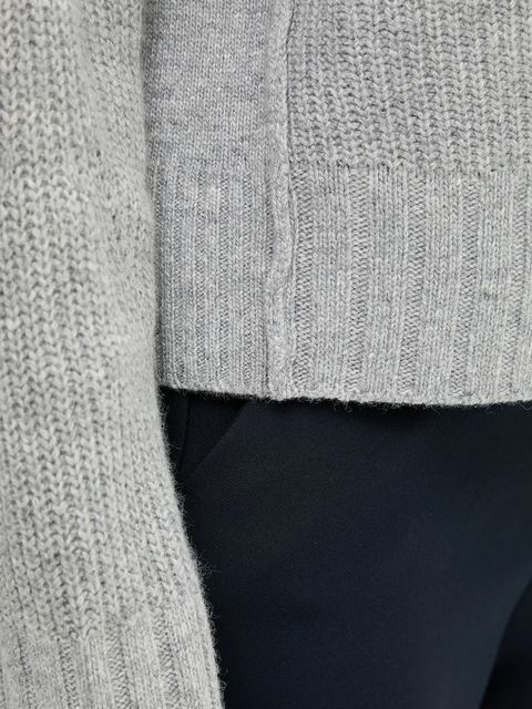 United Colors of Benetton sweter z dodatkiem wełny damski kolor szary 126WD402Z - zdjęcie produktu nr 2