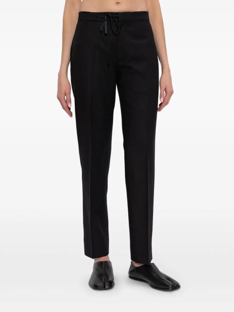 Maison Margiela drawstring trousers - Black