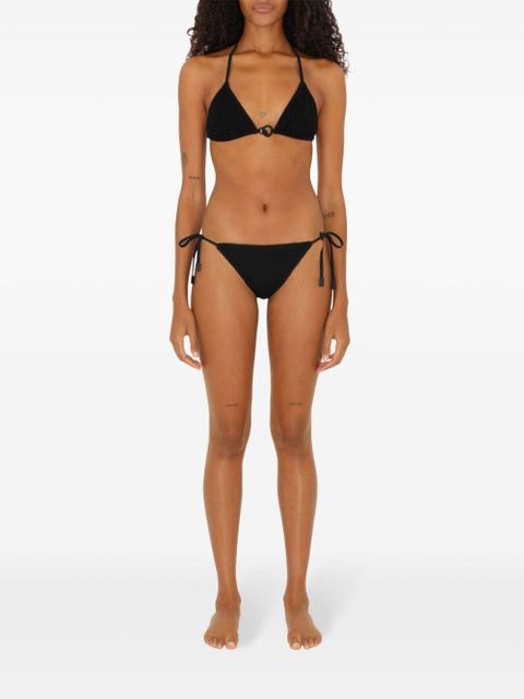 Burberry triangle bikini top - Black