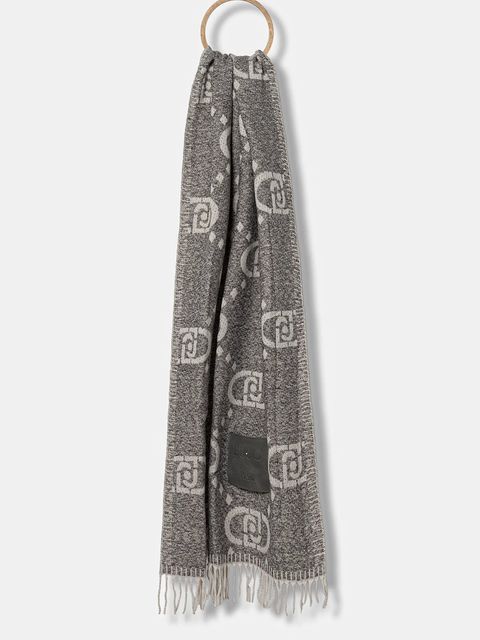 Liu Jo szalik damski kolor szary wzorzysty 2F5038.T0300 - zdjęcie produktu nr 1