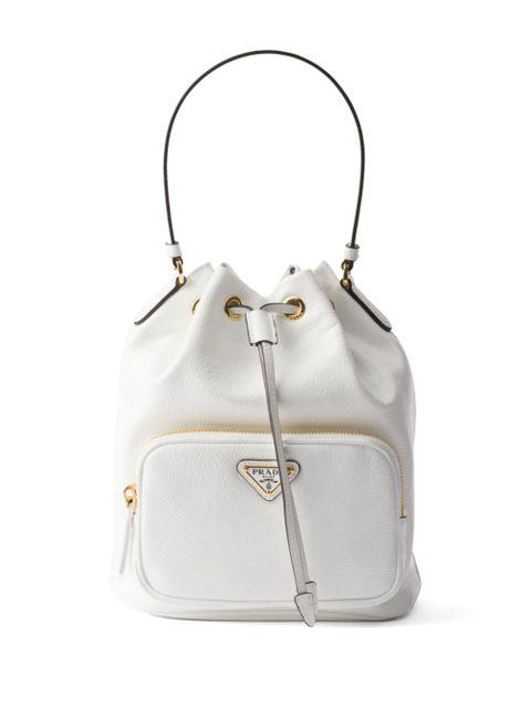 Prada Duet bucket bag - White - zdjęcie produktu nr 1