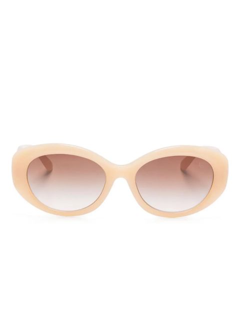 Lauren Ralph Lauren oval-frame sunglasses - Neutrals - zdjęcie produktu nr 1