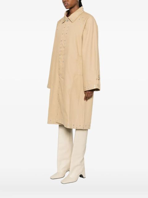 Gimaguas studded coat - Neutrals