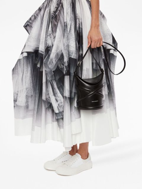 Alexander McQueen The Curve bucket bag - Black
