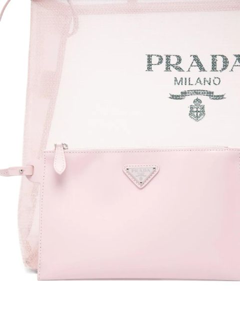 Prada logo-print tote bag - Pink - zdjęcie produktu nr 2