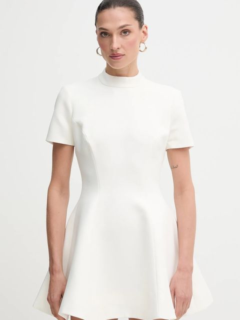 Bardot sukienka kolor biały mini rozkloszowana 59907DB - zdjęcie produktu nr 1