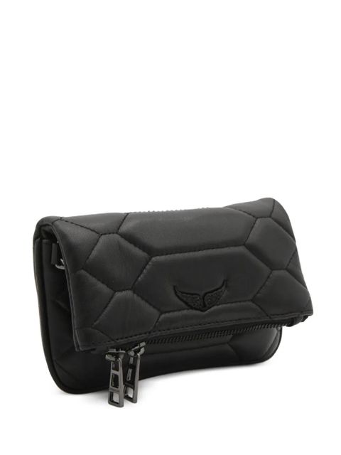 Zadig&Voltaire quilted strap-chain shoulder bag - Black