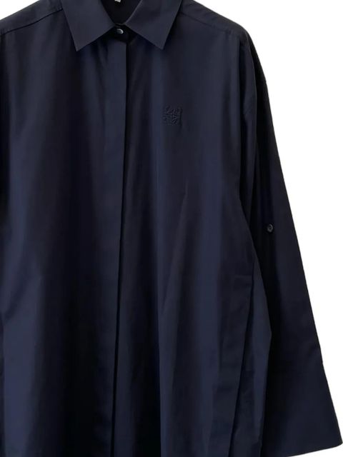 LOEWE button-down shirt dress - Blue - zdjęcie produktu nr 2