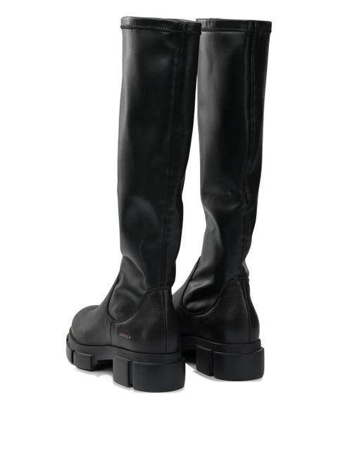 Copenhagen knee-high platform boots - Black