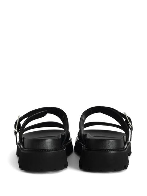 Zadig&Voltaire Ride leather sandals - Black