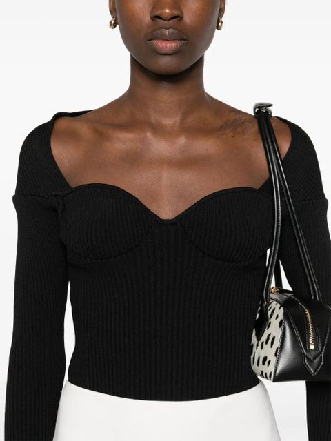 Magda Butrym ribbed sweater - Black