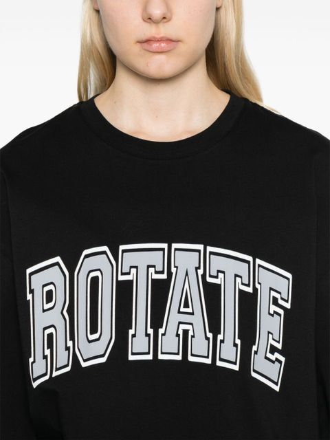 ROTATE BIRGER CHRISTENSEN logo-print T-shirt - Black
