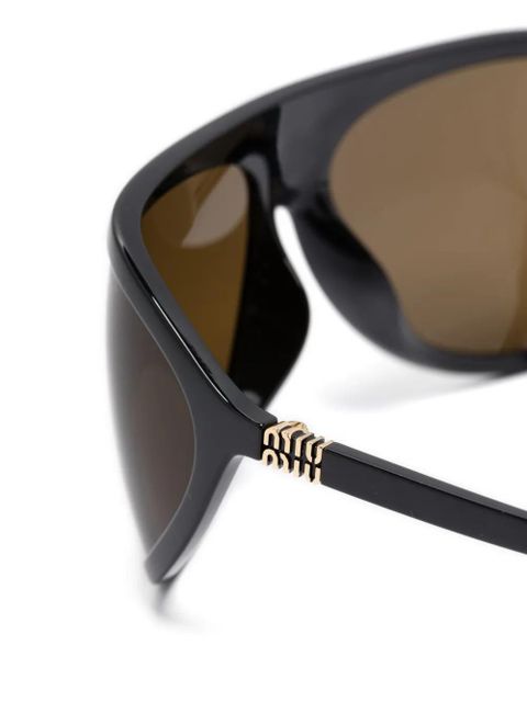 Miu Miu Eyewear Runway sunglasses - Black - zdjęcie produktu nr 2
