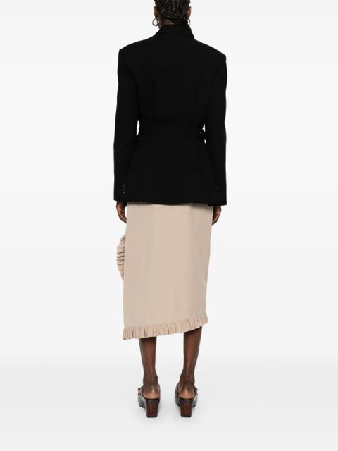 LOEWE buckled wool blazer - Black