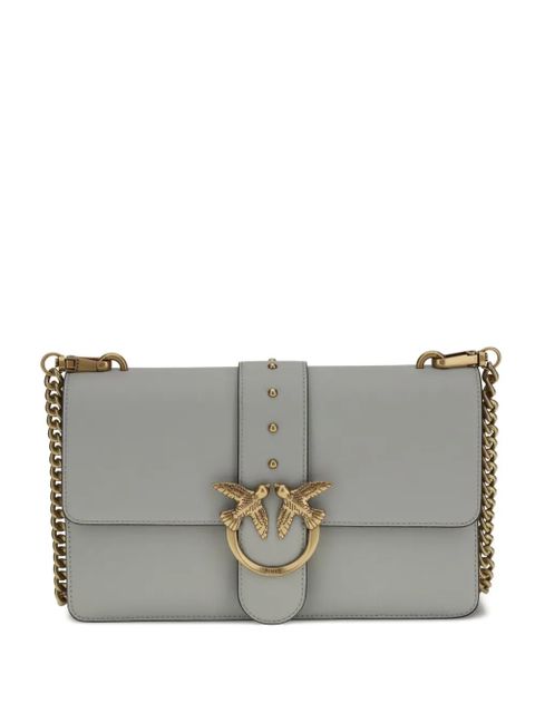 PINKO One Simply Love studded chain shoulder bag - Grey - zdjęcie produktu nr 1
