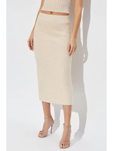 Cult Gaia Jodie knit skirt - Neutrals