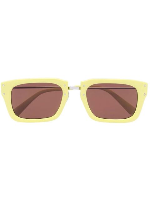 Jacquemus Les lunettes Soli D-frame sunglasses - Yellow - zdjęcie produktu nr 1