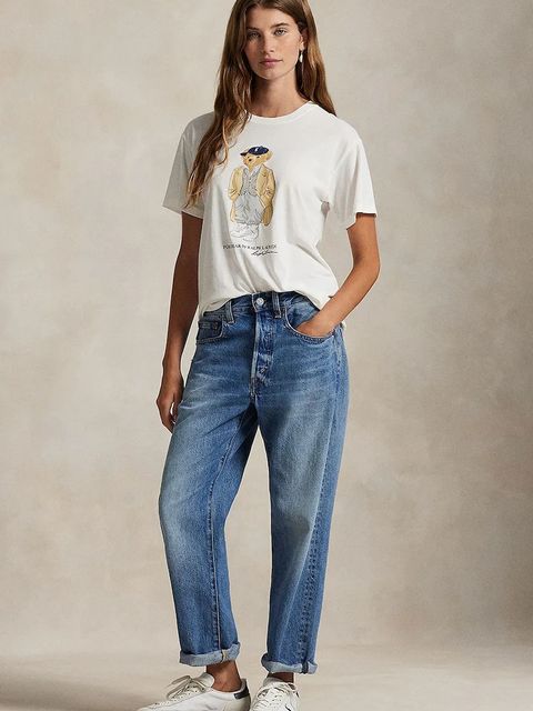 Polo Ralph Lauren t-shirt bawełniany damski kolor biały 211971752