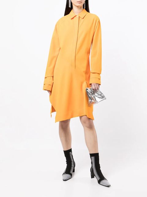 Off-White panelled shirt dress - Yellow - zdjęcie produktu nr 2