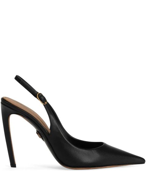 Dolce & Gabbana leather slingback pumps - Black - zdjęcie produktu nr 1