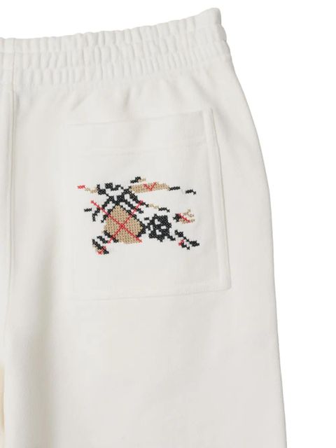 Burberry Cross Stitch EKD​ track pants - White