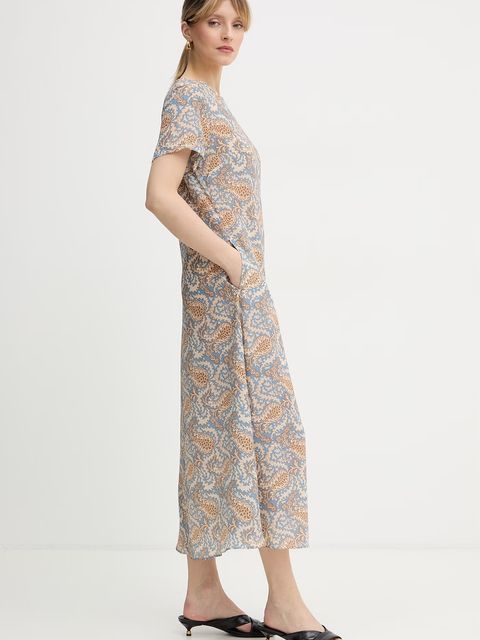 Weekend Max Mara sukienka jedwabna CRESPO - zdjęcie produktu nr 2