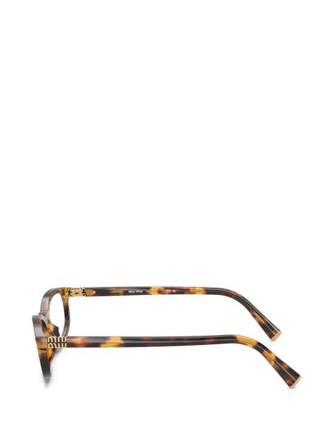 Miu Miu Eyewear tortoiseshell-pattern glasses - Brown